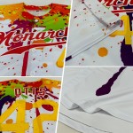 Benutzerdefinierte 3D-Muster-Design Bunte helle Tintenspritzer Authentisches Baseball-Trikot Benutzerdefinierte 3D-Muster-Design Bunte helle Tintenspritzer Authentisches Baseball-Trikot
