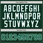 Benutzerdefinierte grün-weiß Nadelstreifen Kelly Grün-Weiß Authentic Baseball Jersey Benutzerdefinierte grün-weiß Nadelstreifen Kelly Grün-Weiß Authentic Baseball Jersey