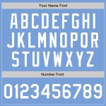 Benutzerdefinierte hellblau weiß Nadelstreifen weiß authentische Baseball Jersey Benutzerdefinierte hellblau weiß Nadelstreifen weiß authentische Baseball Jersey