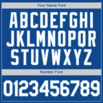 Benutzerdefiniertes authentisches Baseball-Trikot in Königsblau-Hellblau Benutzerdefiniertes authentisches Baseball-Trikot in Königsblau-Hellblau