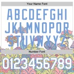 Benutzerdefiniertes 3D-Musterdesign Bunte Blumen und Pilze Psychedelische Halluzination Authentisches Baseball-Trikot Benutzerdefiniertes 3D-Musterdesign Bunte Blumen und Pilze Psychedelische Halluzination Authentisches Baseball-Trikot