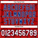 Benutzerdefinierte rot weiß-königsblau 3D Muster Design Spinnennetz authentische Baseball Jersey Benutzerdefinierte rot weiß-königsblau 3D Muster Design Spinnennetz authentische Baseball Jersey