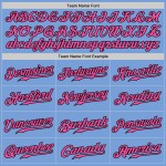 Benutzerdefinierte Hellblau Pink-Schwarz Authentic Fade Fashion Baseball Jersey Benutzerdefinierte Hellblau Pink-Schwarz Authentic Fade Fashion Baseball Jersey