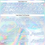 Benutzerdefiniertes 3D-Musterdesign Abstraktes trendiges holografisches Vaporwave-Stil-authentisches Baseball-Trikot