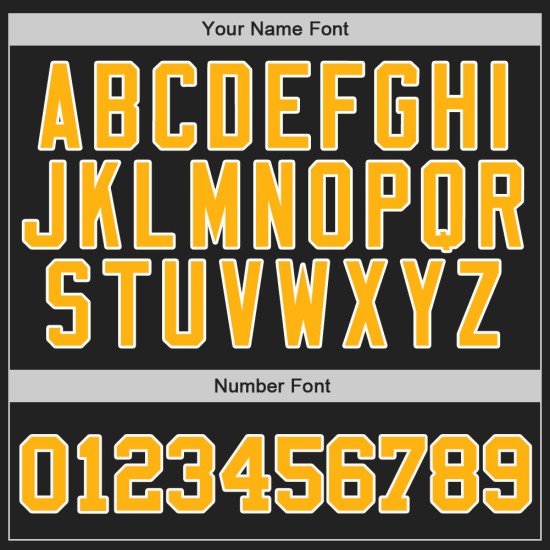 Benutzerdefiniertes authentisches zweifarbiges Baseballtrikot in Schwarz und Gold